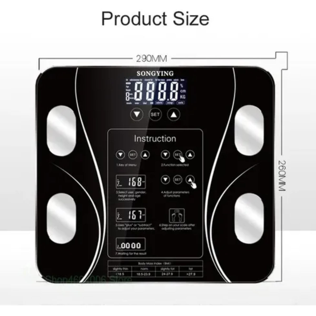 Miniatura 3 de Báscula Digital Inteligente Bluetooth